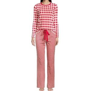 New Lands End X Draper James Gingham Pajamas THREE remaining PAIRS sold as a LOT